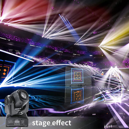 Moving Head Light 30W DJ Lights Stage Lighting with 8 GOBO 15 Color