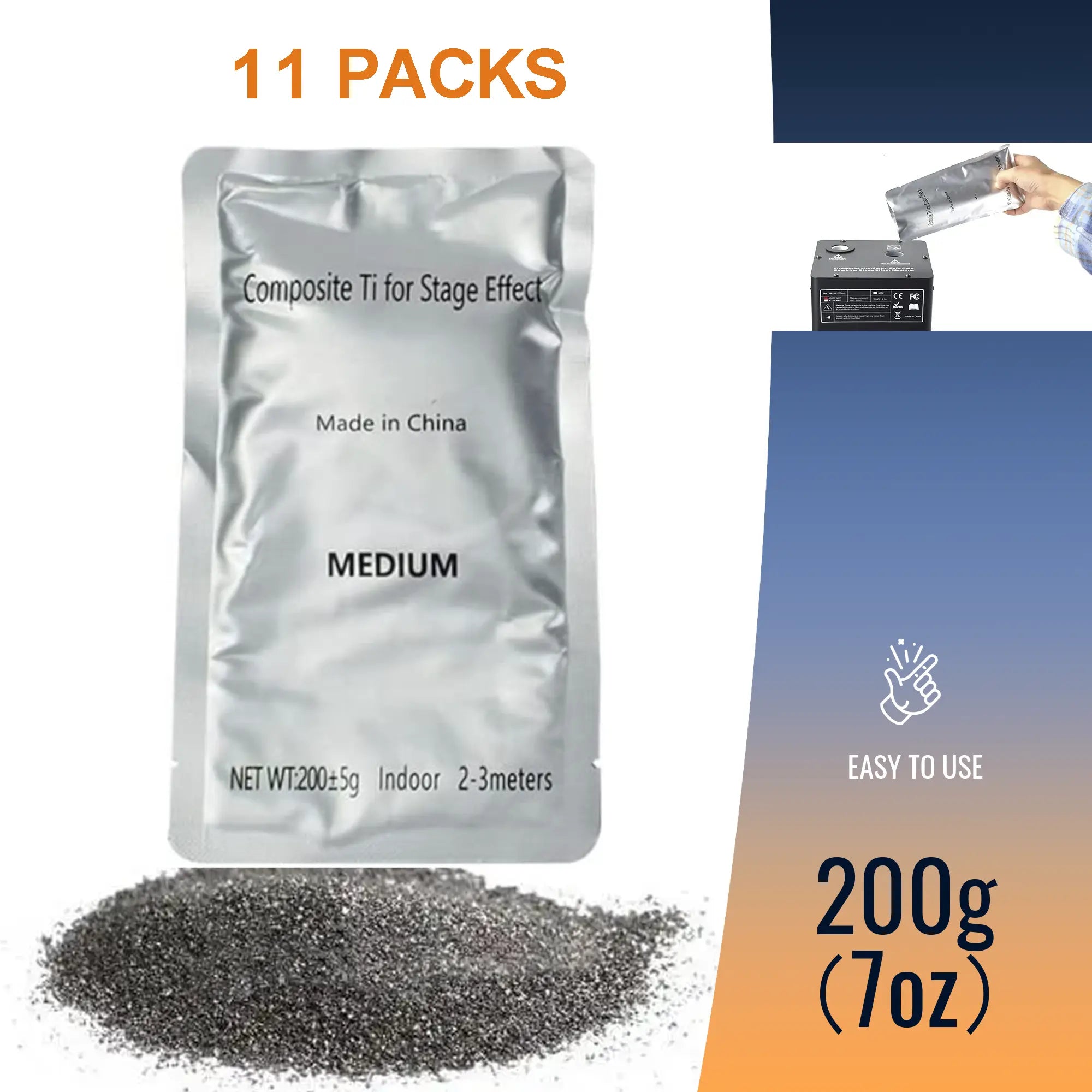 Cold Spark Machine Powder. Free Delivery. Stage Machine Powder - Awefxshop